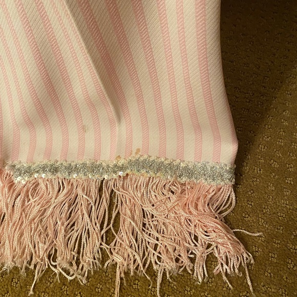 1970’s Vintage Disco Pink Suit with Fringe - Picture 7 of 14